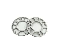 Élargisseurs Voie Aluminium Plaque Cale D'espacement Roue Voiture Universelle 1/2/4 Pièces 3/5/8/10mm Joint D'adaptateur Automatique Pour 4x100 4x108 4x114.3 5x100 5x108 5x114.3 5x120(2piece 8mm)