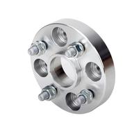 Élargisseurs voie auto Adaptateur d'entretoise de roue 2 pièces 20/25/30/35/40/50 mm PCD 5 x 114,3 CB 67,1 mm 5 écrous voiture pour Mitsubishi(2PCS 25mm Silver)