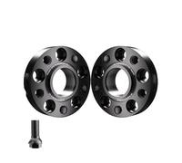 Élargisseurs voie auto Adaptateur d'entretoise de roue PCD 5x112 CB 66,6 mm 2 pièces M14x1,5 pour A5 alliage d'aluminium forgé T6-7075(2pcs 30mm)