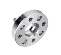 Élargisseurs voie auto Adaptateur d'entretoises forgées pour jantes trou central 54,1 mm 2 pièces PCD 4x100 joint de bride pour Ruiou M12x1,5(2PCS 30mm Silver)