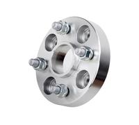 Élargisseurs voie auto Adaptateur d'entretoises forgées roue pour Hippocampus Old Formmela 2 pièces trou central 4x100 54,1 mm joint bride M12x1,5(2PCS 25mm Silver)
