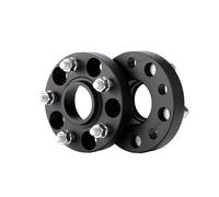 Élargisseurs voie auto Adaptateur Entretoise Roue Aluminium Forgé M12x1,25 PCD 5x100 CB 56,1 Mm Pour Subaru Pour Legacy Pour Impreza Pour Forester Pour Outback CV Lotus Cars(1PC Black 25mm)