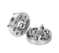 Élargisseurs voie auto Adaptateur entretoise Roue Pour Fiesta/ST Pour Focus Ecosport/Ka/Ka+/Figo/Lkon/B-max M12XP1.5 2 Pièces 20/25/30/40Mm PCD 4x108 CB 63,4Mm Entretoise Roue(2PCS 25mm Silver)