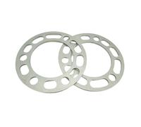 Élargisseurs voie auto Adaptateur Universel Entretoises Roue Voiture 1/2/4 X 6 X 139,7 Mm 6 Mm Alliage D'aluminium 6 Trous Cales Pneu ET(2X)