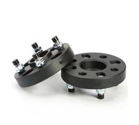 Élargisseurs voie auto Adaptateurs De Conversion D'entretoises De Roue Personnalisables 2 Pièces 20/25/30/35/40 Mm PCD 4x108 Vers 4x100 4x110 4x114.3 Entretoise Roue(2PCS 15mm Black)
