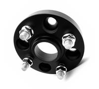 Élargisseurs voie auto Adaptateurs d'entretoises roue PCD 4x114,3 CB 67,1mm pour Gen2 pour Proton aluminium forgé 2 pièces (1 paire)(2PC black-25mm)