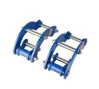 Élargisseurs voie auto Braises pour Isuzu pour D-MAX 2012-2019 Kit levage avant/arrière 1"-2" Entretoise d'amortisseur Bleu Accessoires réglage voiture 1 paire(Blue 2 inch)