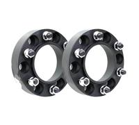 Élargisseurs voie auto Entretoise de roue 6x139,7 CB 106,1 pour Toyota T6-7075 alliage d'aluminium forgé 2 pièces(2Pcs Black 50mm)