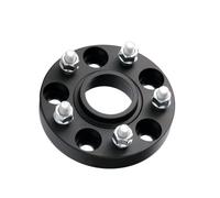 Élargisseurs Voie Auto Entretoise de Roue PCD 5x114,3 CB 67,1 mm M12x1,5 pour Ghibli pour Gran pour Turismo 1 pièce Elargisseurs Élargisseurs Voie sistema(1PC Black 25mm)