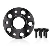 Élargisseurs voie auto Entretoises de roue forgées noires 5x112 CB 57.1 M14*1.5 plaque de bride pour Tiguan 15/20/25/30 mm 2/4 pièces(2pcs 35mm)