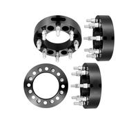 Élargisseurs voie auto Entretoises roue 8"x6,5" Adaptateurs roue Entretoises forgées à 8 goujons 9/16"-18 Entretoises pour Ford F250 F350(2inch 87.1mm)