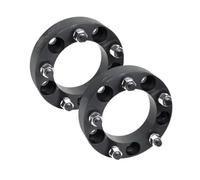 Élargisseurs voie auto Lot 2 entretoises roue forgées noires 5 x 139,7 CB 108 mm adaptateur T6-7075 Hubcentric pour Jimny 25/30/35/40/50 mm(2pcs 50mm)