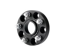 Élargisseurs Voie Auto pour Jaguar XF PCD 5X108 CB 63,4 Mm M12X1,5 Entretoises De Roue Adaptateur De Moyeu en Aluminium Forgé Noir 1 Pièce Élargisseur Voie(Black 15mm)