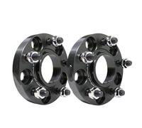 Élargisseurs Voie Auto Pour Land Pour Rover Pour Defender Pour Discovery 5 Pour Range Pour Sport 3 4 LR3 LR4 Adaptateur D'entretoise Roue PCD 5x120 CB 72.6 2 Pièces(Black spacer 25mm)