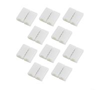 Élargissez sans effort votre configuration d'éclairage avec notre lot de dix connecteurs adaptables sans soudure conçus pour plus de commodité