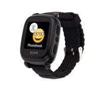 Elari 2G Montre Connectée Enfant Fille et Garçon Tracker GPS, Appels Audio à 2 Voies, Chat Vocal, Appel d'urgence SOS, Mode Classe, Podomètre, Réveil, Jeux KidPhone 2 (Noir)