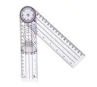 Elarvlo Règle Orthopédique, Outil de Mesure 21,5 Cm | échelle claire, matière plastique, évaluation du mouvement, mesure de l\'angle des articulations, compact