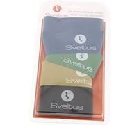 Sveltus Bandes latex Elastiband - Set de 4 pour aérobic - Multicolore Taille unique