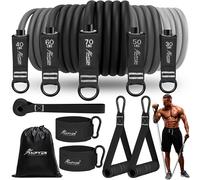 Elastic Band,Elastic Bodybuilding Resistance Bands Set Of 5 With Handles Ankle Straps And Door Anchor-Complete Kit For Bodybuilding Pilates,Yoga,Gym""},""Additionalweblabs