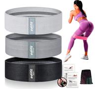 Elastic Bodybuilding Bands With 3 Resistance Levels,Fitness,Non-Slip,Pack Of 3,For Gym,Yoga,Crossfit,Pilates Or Home Exercises