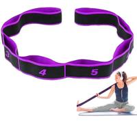 Elastic Bodybuilding,Elastic Sport 8 Levels Of Strength Training Gym Pilates Yoga Resistance Band Elastic Band (Purple)