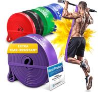 Elastic Bodybuilding Traction + Exercise Guide,Assist Fixed Bar,Pull Up Bar Dip Resistance BandsGym Equipment: Muscu Tubes Bands Heavy Calisthenics Gymnastics Sport,Women Men