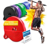 Elastic Bodybuilding Traction + Exercise Guide,Assist Fixed Bar,Pull Up Bar Dip Resistance BandsGym Equipment: Muscu Tubes Bands Heavy Calisthenics Gymnastics Sport,Women Men""}.[P73]