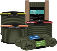 Elastic Bungee Cord 3 mm x 10 m Elastic Rope for Tarpaulin,Trailer,Boat,CampingArmy Green