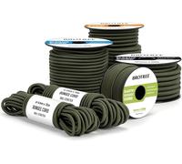 Elastic Bungee Cord 4 Mm X 10 M For Tarpaulin Tent-Army Green