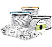 Elastic Bungee Cord 5 Mm X 20 M For Tarpaulin Tent-White & Black
