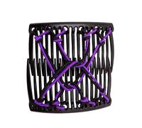 Elastic Comb Clip - Creative Hair Clip, Hair Curler Comb Clip | Stretchy Double Comb Hair Clip, Retro Hair Styling Tool, Adjustable Hair Accessories for Bun Low Ponytail Hairstyles