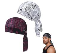 Elastic Cycling Sports Cap, Ultra-Light Elastic Cap, Breathable & Moisture-Wicking,Perfect Cycling Companion (Mix-H)