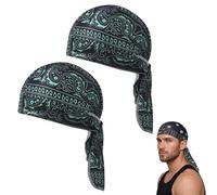 Elastic Cycling Sports Cap, Ultra-Light Elastic Cap, Breathable & Moisture-Wicking,Perfect Cycling Companion (Green)