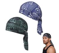 Elastic Cycling Sports Cap, Ultra-Light Elastic Cap, Breathable & Moisture-Wicking,Perfect Cycling Companion (Mix-C)