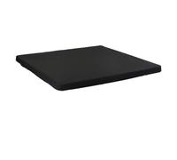 Elastic Desk Topper - 86x86x0.1cm Fiber Blend Flexible Wrap Taut Edge Secure Hold Smooth Texture Mat, Resilient Furniture Shield | Banquet Ceremony Brunch Terrace Courtyard Patio Bistro Celebration Ar