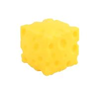 Elastic Food Simulation, Squish Cheddar Calming Object, 2.36 inches Texture with Porous , Flexible Rebound Gadget, Pliable Pastry with Bright Style, Focus Accessory for Students