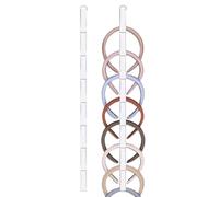 Elastic Headband Holder Organizer, Girls Headband Storage Rack, Multi Functional Wall Mount with Space Saving Hanging Design, Easy Install Stretch Bands, Neat Display for Girl Closet Bedroom Dorm Room