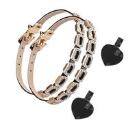 Elastic High Heels Straps | Anti-Loose Rhinestone Belt For Shoe,Elasticated High Heels Anti-Loose Shoelace For Lady, Dressmaker, Girls Simply Stick Shoe Belt Onto Your Shoes And Transform Your Style E