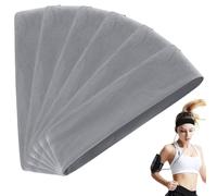 Elastic Non-Slip Solid Color Headband Headbands for Women & Men Elastic Soft Fabric Hair Bands Hair for Athletic(Gray)