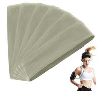 Elastic Non-Slip Solid Color Headband Headbands for Women & Men Elastic Soft Fabric Hair Bands Hair for Athletic(Grass Green)