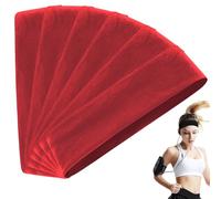 Elastic Non-Slip Solid Color Headband Headbands for Women & Men Elastic Soft Fabric Hair Bands Hair for Athletic(Wine Red)