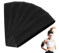 Elastic Non-Slip Solid Color Headband Headbands for Women & Men Elastic Soft Fabric Hair Bands Hair for Athletic(Noir)