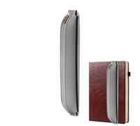 Elastic Pen Caddy, Faux Leather Sleeve, Mobile Storage Sheath, Journal Penc | This faux leather sleeve sheath gives mobile storage case use for calendar journals and laptop travel aprons.