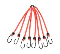 Elastic Rope, Motorcycle Tack Strap, Kayak Cord, Adjustable Hooked Design, Multi-Way Rubber Stretch, for Outdoor Sports Camping, 11.8 inches Black 1 Piece Lighweight