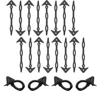Elastic Rubber Bungee Cord 14 Cm,Made In France,Heavy Duty,Professional Quality,Fastening,Storing,Organising,Adjustable Reusable Fastener That Adapts To Your Needs Black