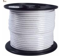 Elastic Rubber Rope For Tarpaulin Pool Or Trailers Round Pulp Cord For Nautical Transport Fishing Sailing White (5,Diameter 10 Mm)