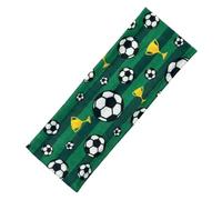 Elastic Soccer Headband, Non Slip Breathable Sports Hairband, Sweat Wicking Athletic Headband for Football Running Cycling Cheer Training, Lightweight Stretch Hair Band for Men Women Outdoor Indoor