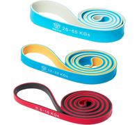 Elastic Sport ¿ Bodybuilding Elastic With 3 Levels Of Resistance For Bodybuilding,Fitness,Yoga,Pilates,Gym ¿ Elastic Bodybuilding Band For Men And Women,Pull-Ups,Push-Ups