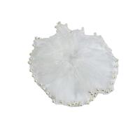 Élastique à cheveux avec perles élaborées pour femme - Élégant - Joli chouchou surdimensionné - Élastique à cheveux polyvalent