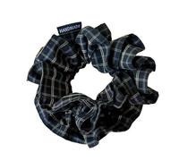 Élastique à cheveux carreaux en forme de gros intestin, artistique et élégant, idéal for attacher une queue cheval ou un chignon(COLOR 5)